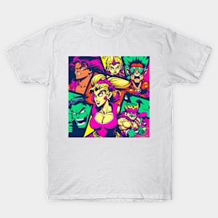 Super Hero Cartoon T-Shirt